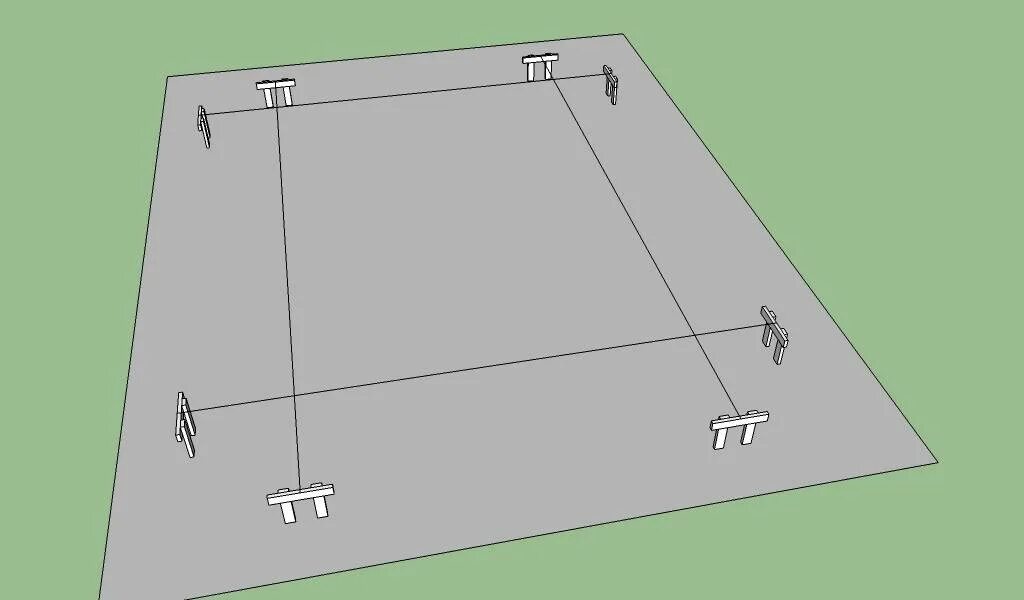 Как правильно диагональ фундамента. Разметка фундамента 4,5*5. Разметка фундамента 3х3. Вымерить диагональ фундамента. Как делается разметка под фундамент.