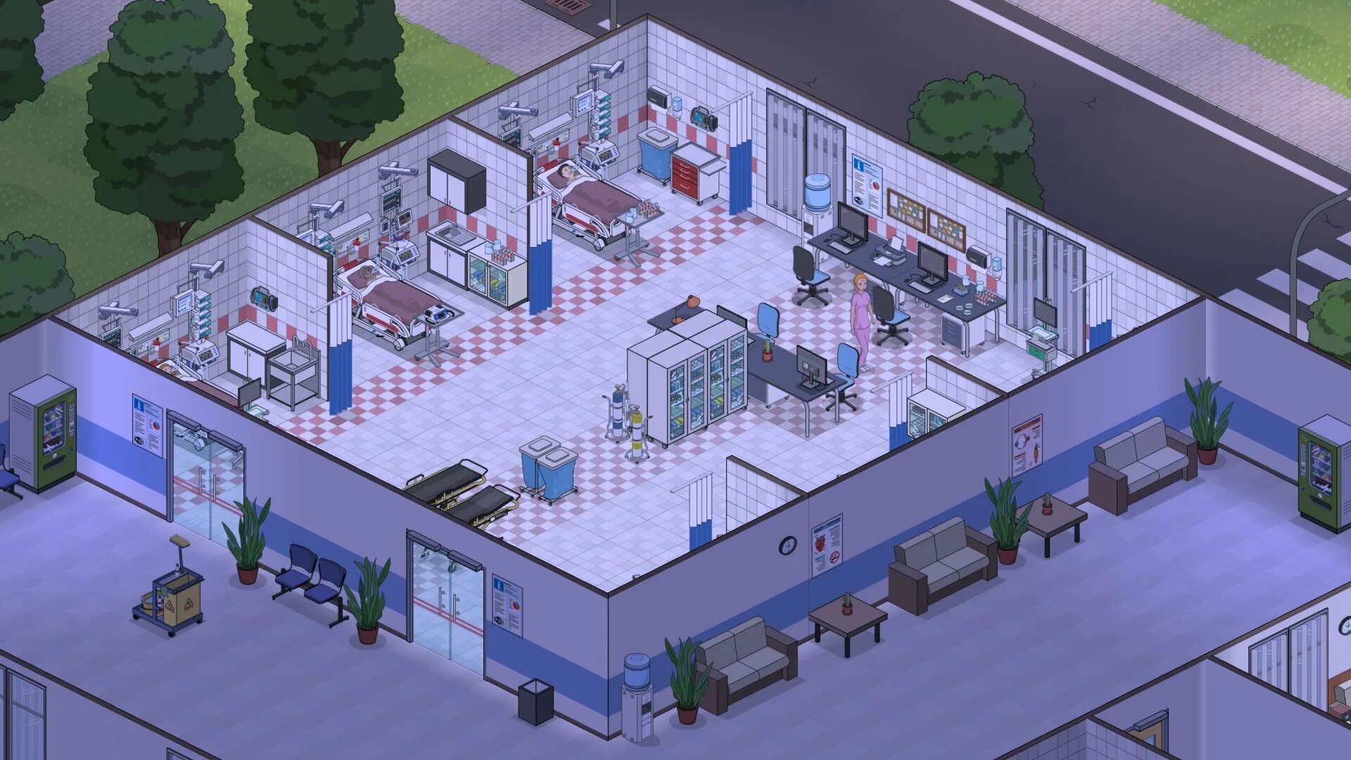Herohero tom. Project Hospital игра. Project Hospital больницы. Project Hospital планировка больницы. Проект игра.