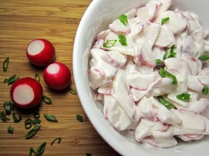 Редиска сметана