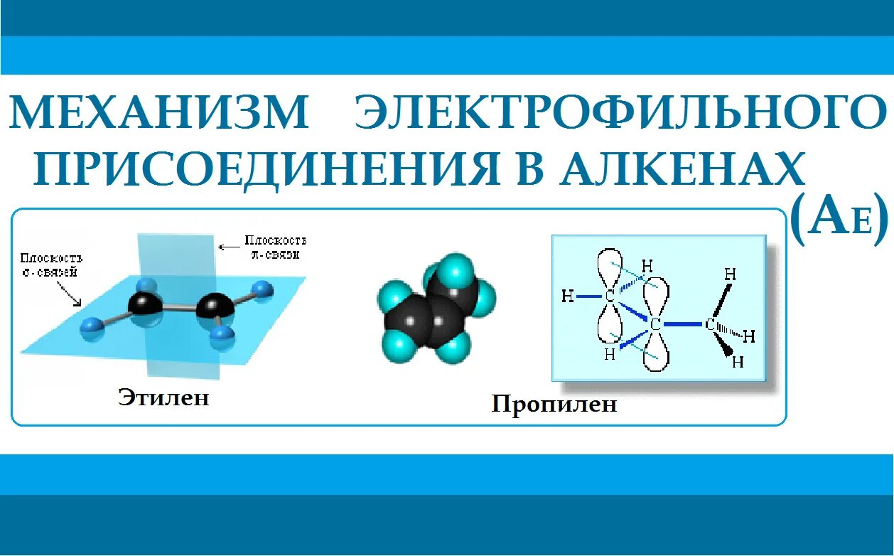 Механизм присоединения. Механизм алкенов. алкены механизмы. реакция гибридизации алкенов. типы химических связей.