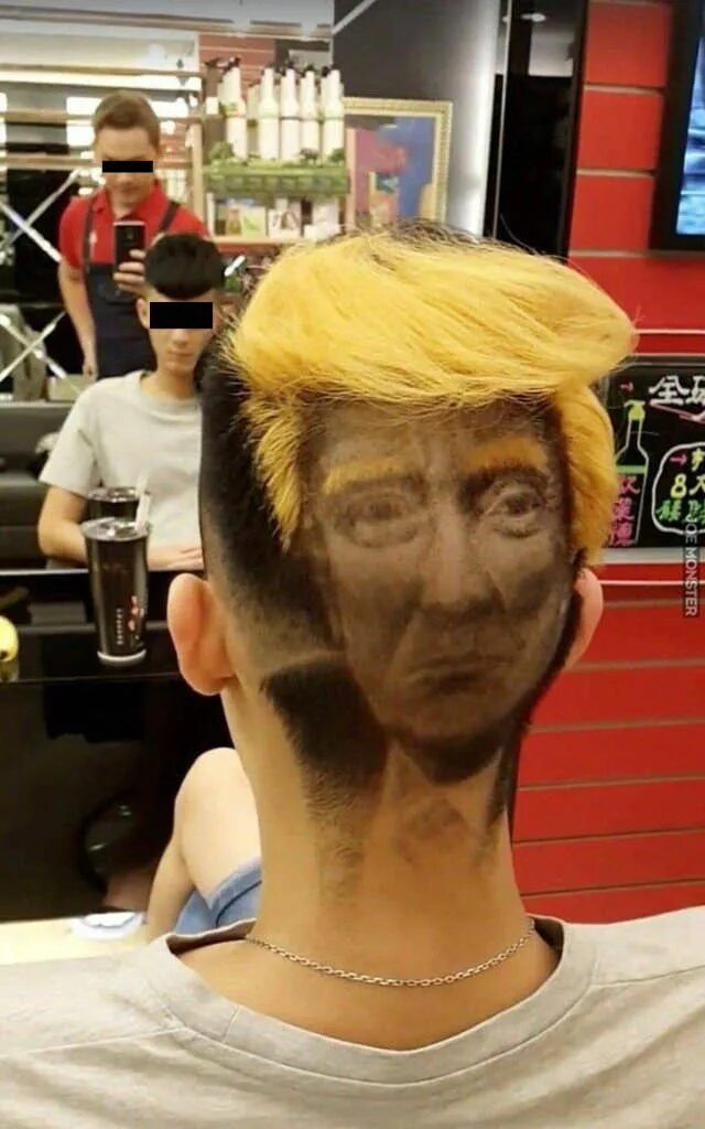This Barber Shaved The Kardashians' Faces Into Someone's Head, Which Is Both Imp