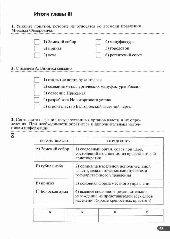 Итоги главы. Итоги главы