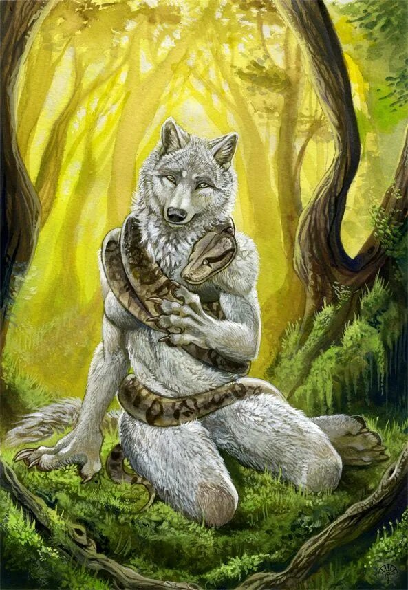 Лиса и змея. Волк и змея. Волк в славянской мифологии. Мистические волки. Волк арт.