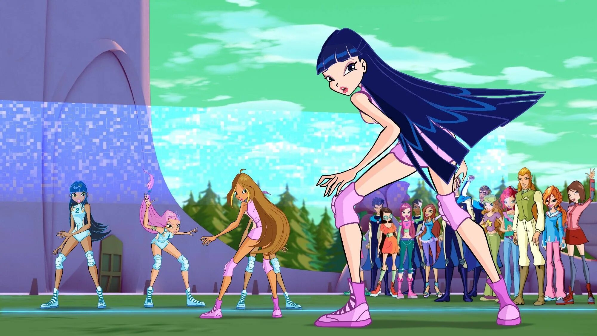 Клуб Винкс школа волшебниц Рокси. Winx rule 34