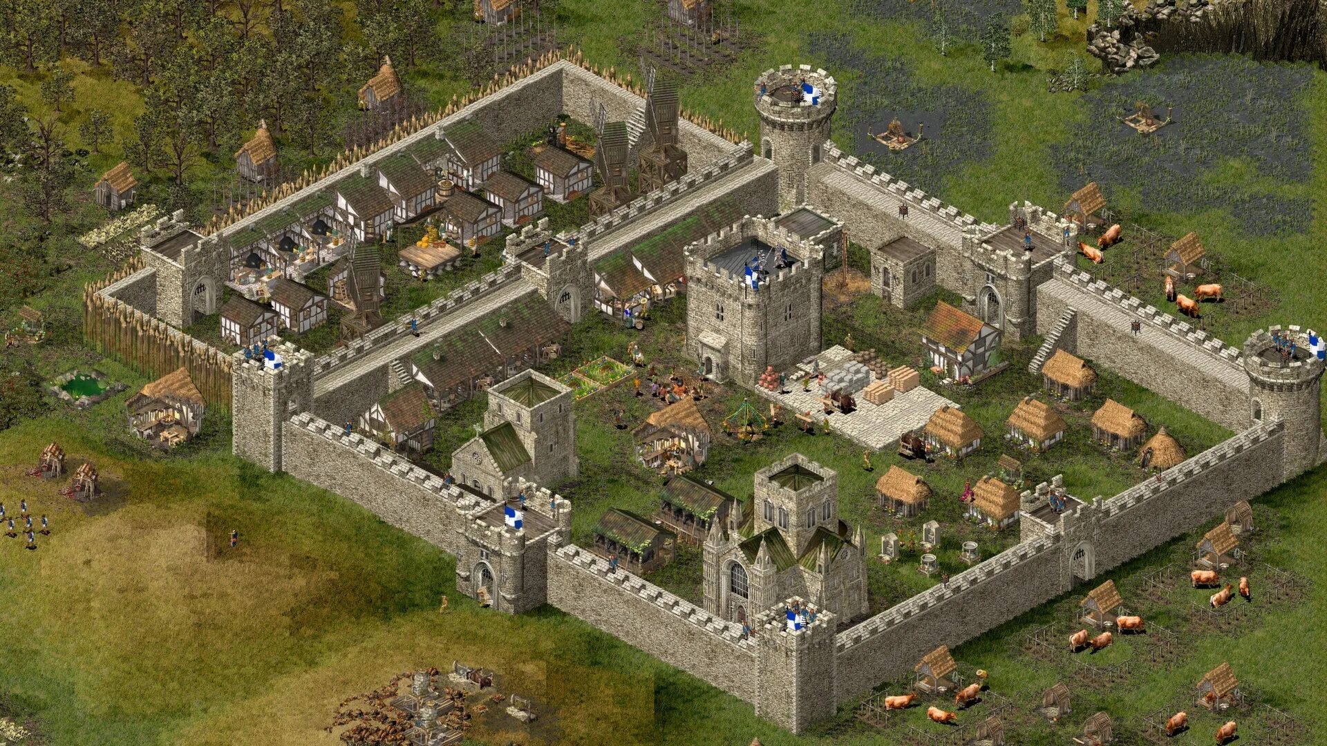 Стронгхолд 2001. Стронгхолд 2 игра. Stronghold 2001 замки. Stronghold (игра, 2001). Игры про старый замок