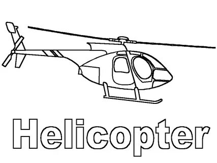 Helicopter Coloring Pages - Coloringpages1001.com