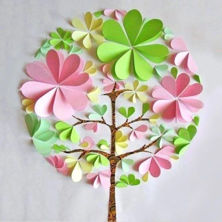 Аппликация из цветной бумаги. Helen musselwhite. Аппликация сложная. Объемная аппликация. Объемные картины хелен масселвайт.