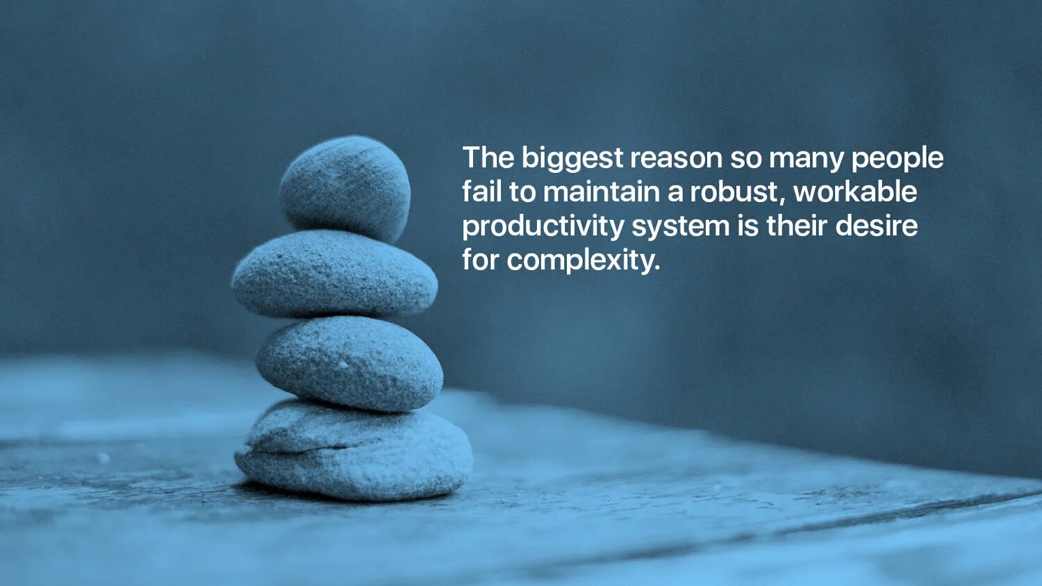 For the simple reason