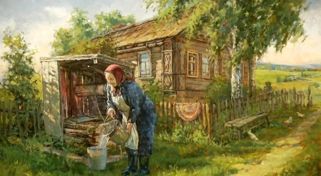 В какой деревне поселяется рассказчик
