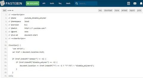 Pastebin script