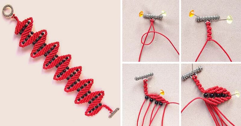 Bracelet micro macramé. par AnnodArte en Etsy, 28,00 € #annodarte #bracelet ... 