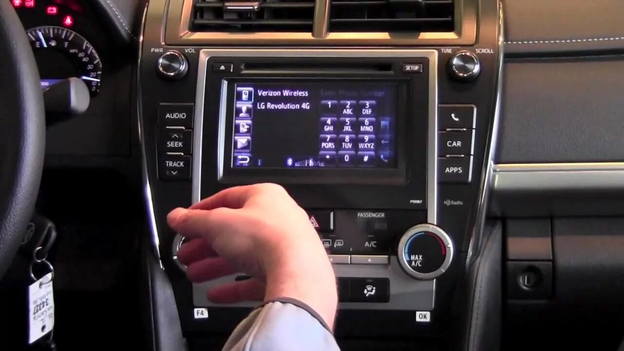 2012 Toyota Camry Bluetooth Audio Player Connection How To by Toyota City Minnea