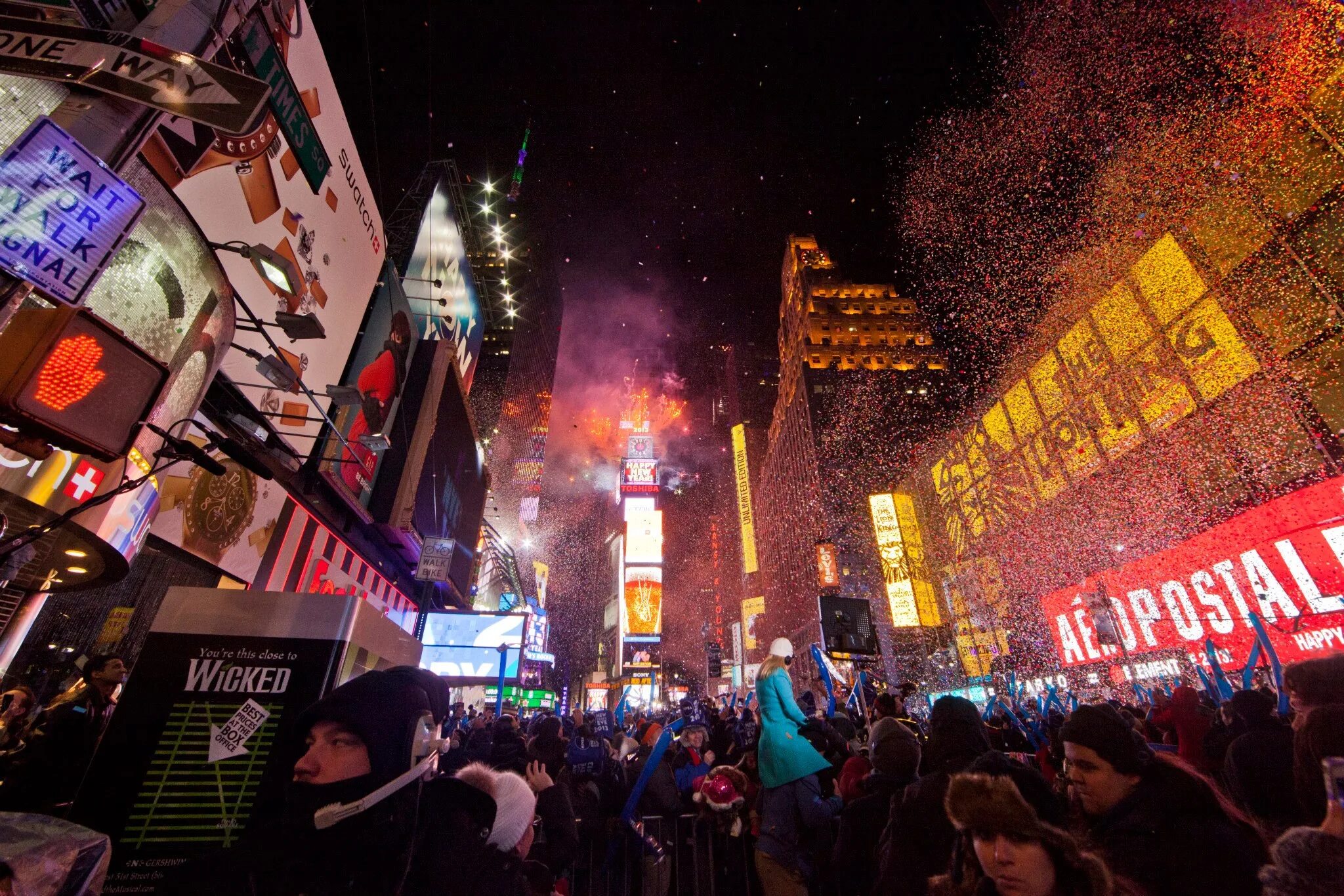 Time square new year. Time square new year