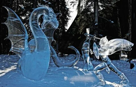 A work of art ice