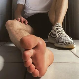 Foot boy licking
