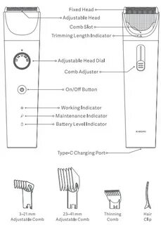 Xiaomi hair clipper инструкция на русском