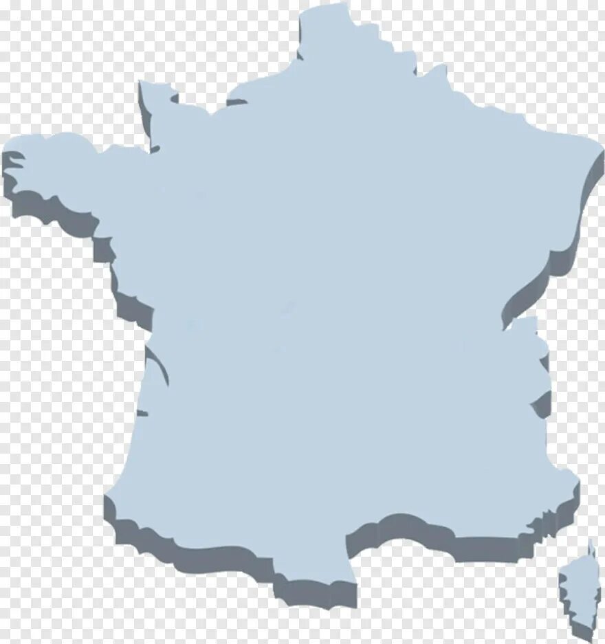 Очертания Франции. Территория Франции без фона. Контур Франции. Карта Франции.