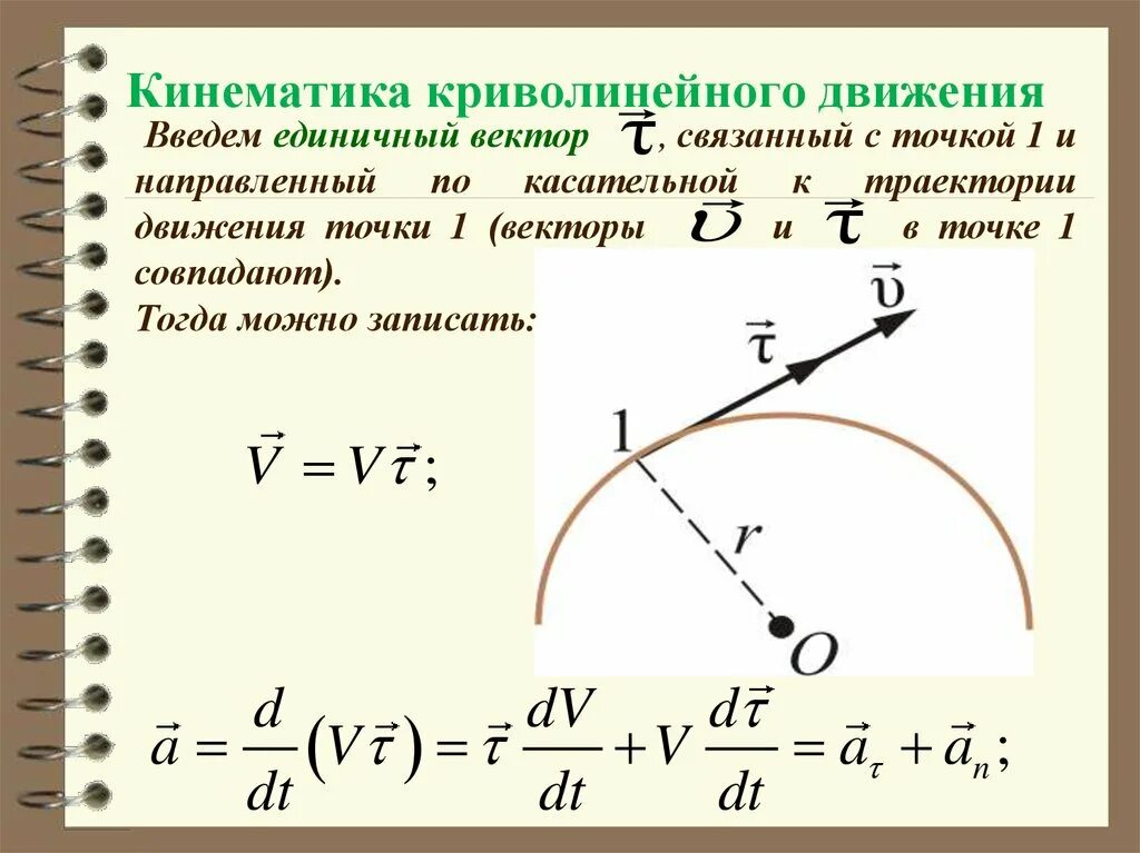 Кинематика криволинейного движения. Кинематика движения точки. 1. Кинематика движения материальной точки.. Криволинейное движение формула скорости.