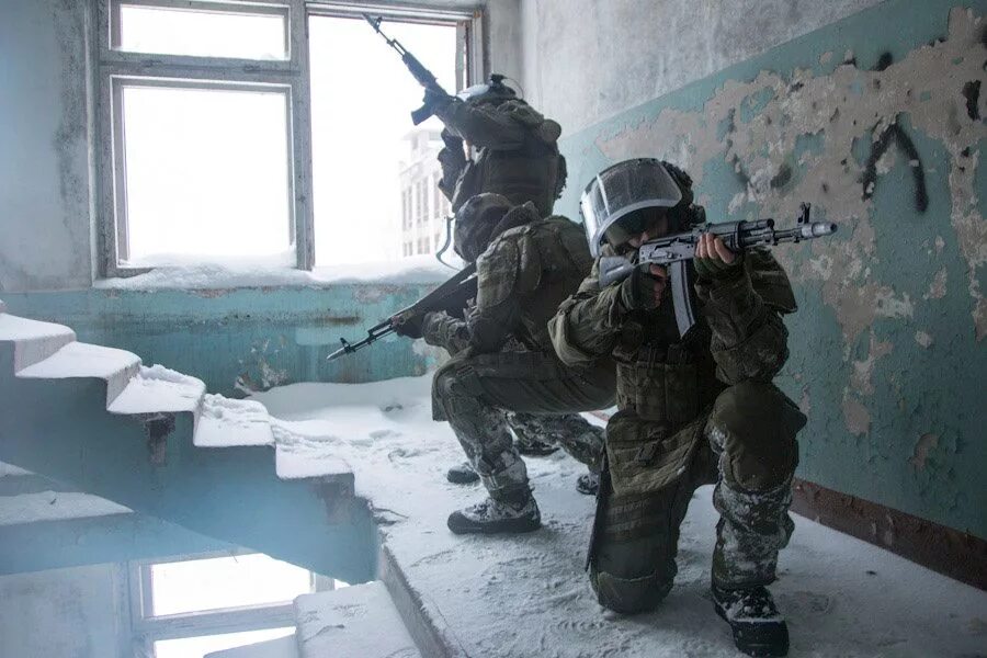 Здание после зачистки