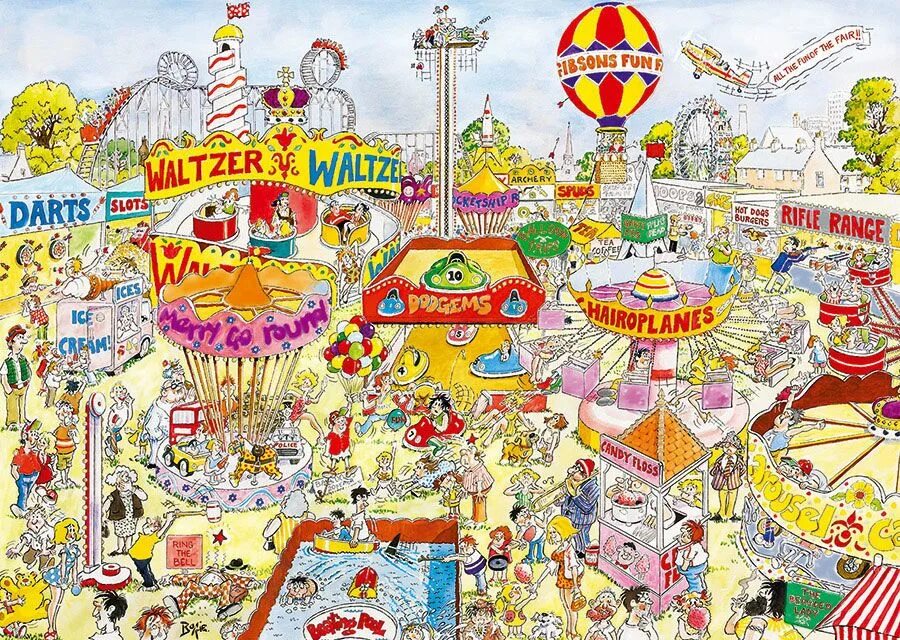 Funfair перевод на русский. Картина for fun. Great Britain Puzzle. I Spy Funfair. Ах,карнавал пазл.