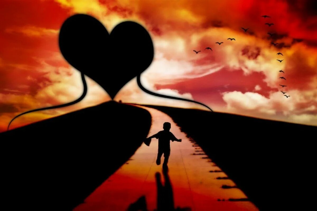 Лестница в небо. Идти дорогой сердца. Дорога к счастью. Любовь к природе. Дорога любви.