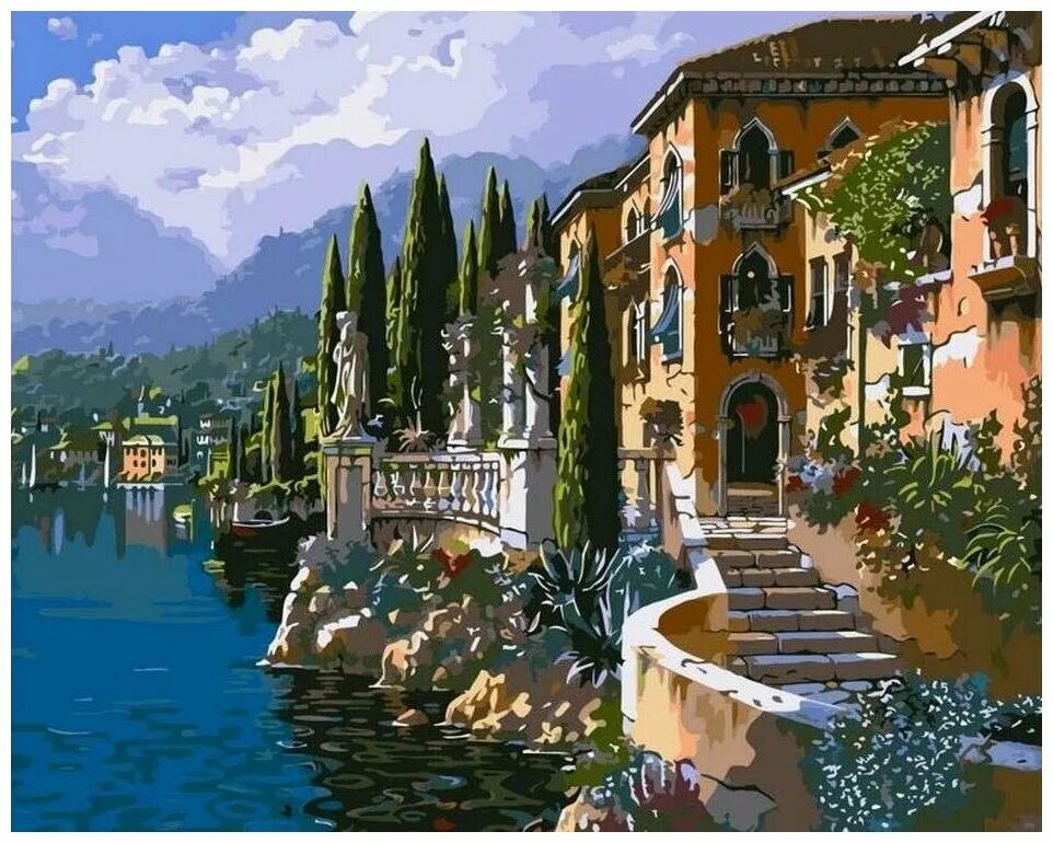 пейзаж италии живопись