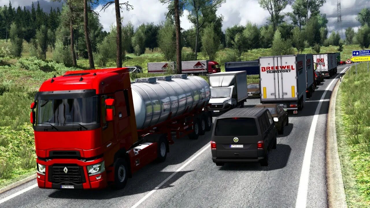 Трафик для етс 2 1.50. Етс 2 трафик. обзор мода brutall trafic для ets 2. графика от автора: kass для етс 2 1.21.1. traffic v.
