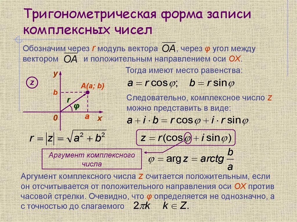 Алгебраическая и тригонометрическая форма записи комплексного числа. Тригонометрическая и показательная форма записи комплексного числа. Три формы записи комплексного числа. Формы записи комплексных чисел. Перевод чисел в показательную форму