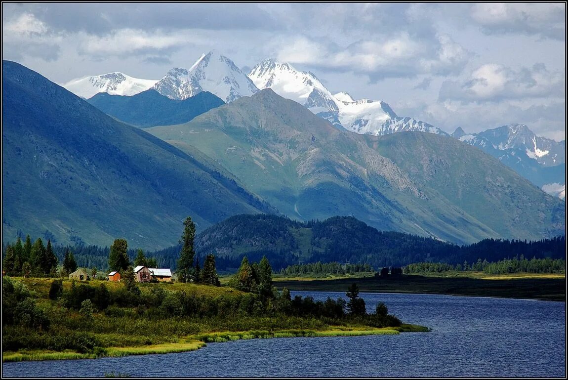 Алтай Казахстан. Белуха гора Катон Карагай. Катон Карагайский хребет. Катон Карагай озеро.