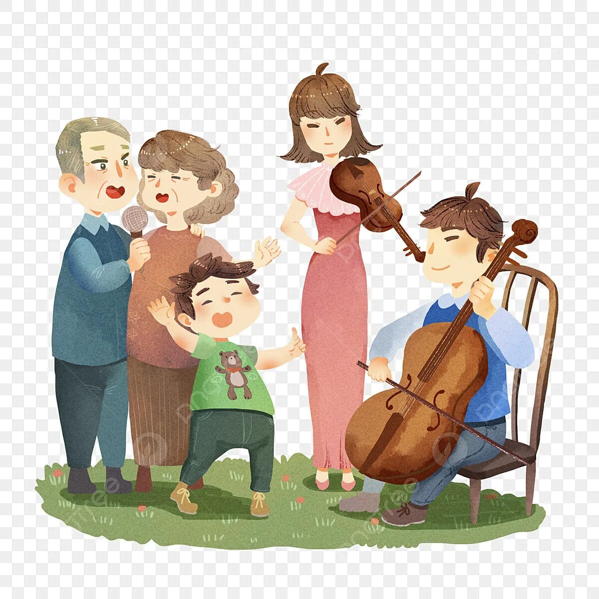 Family sing. Музыкальная семья. Семья поет. Семейный оркестр. Пение в семье.