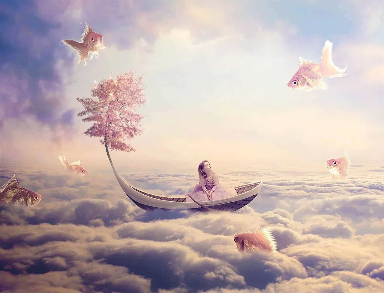 Даже облаком плыть по небу. Лодка в облаках. Сюрреализм небо. Сюрреализм облака. Сюрреализм лодка.