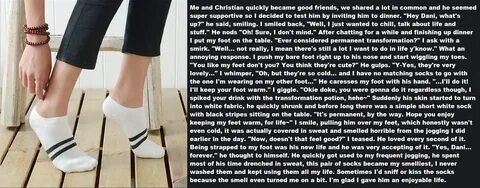 Sweaty socks feet