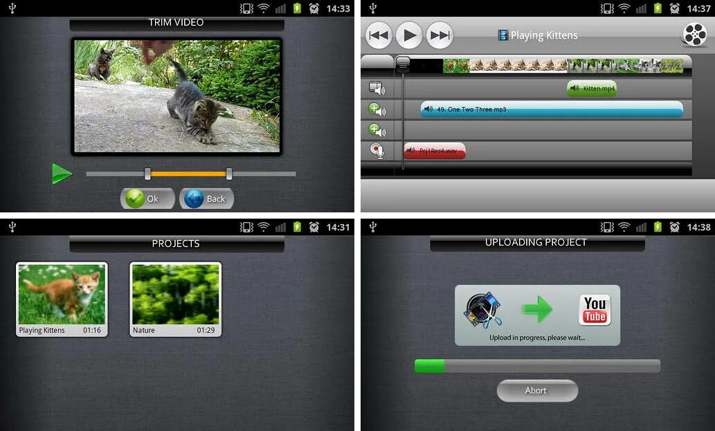 Редактор видео android