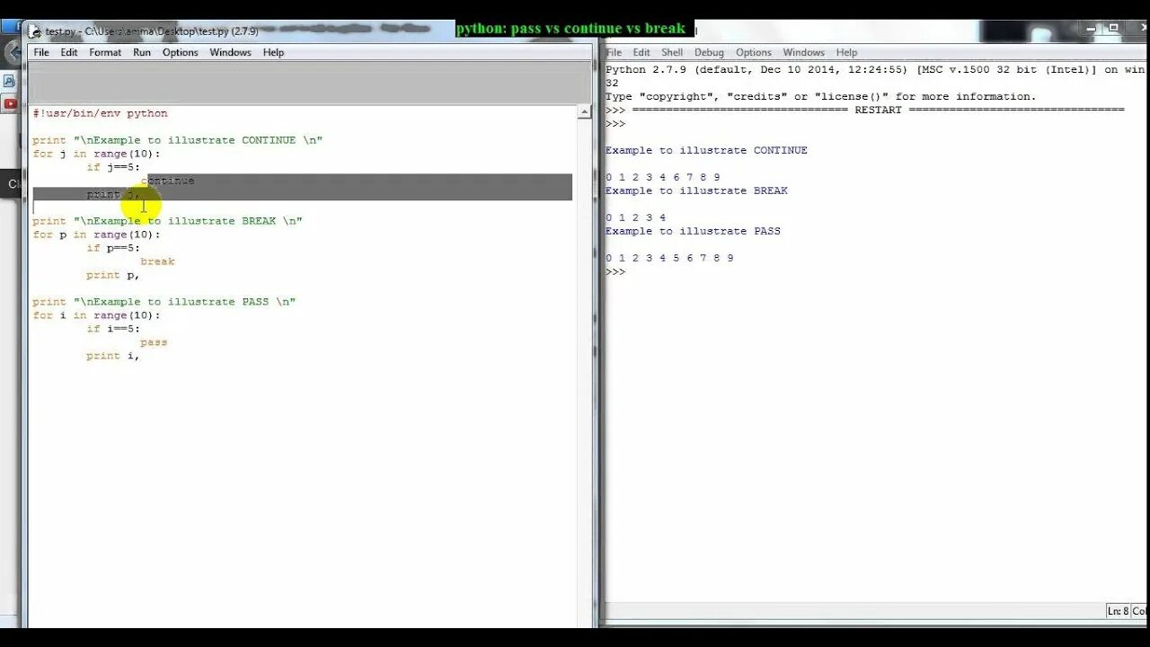 Оператор break в python примеры использования Управление циклом, оператор break и continue Python 3 YouTube