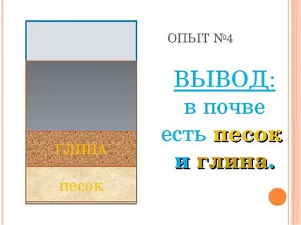 Значение слова почвы глина песок