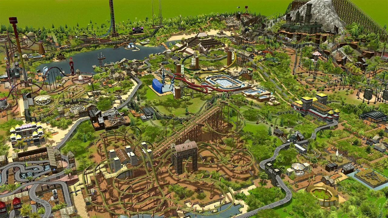 Tycoon парк аттракционов. Игры строительство парков. Rollercoaster tycoon 6. Парк развлечений rollercoaster tycoon. Roller tycoon аттракционы.