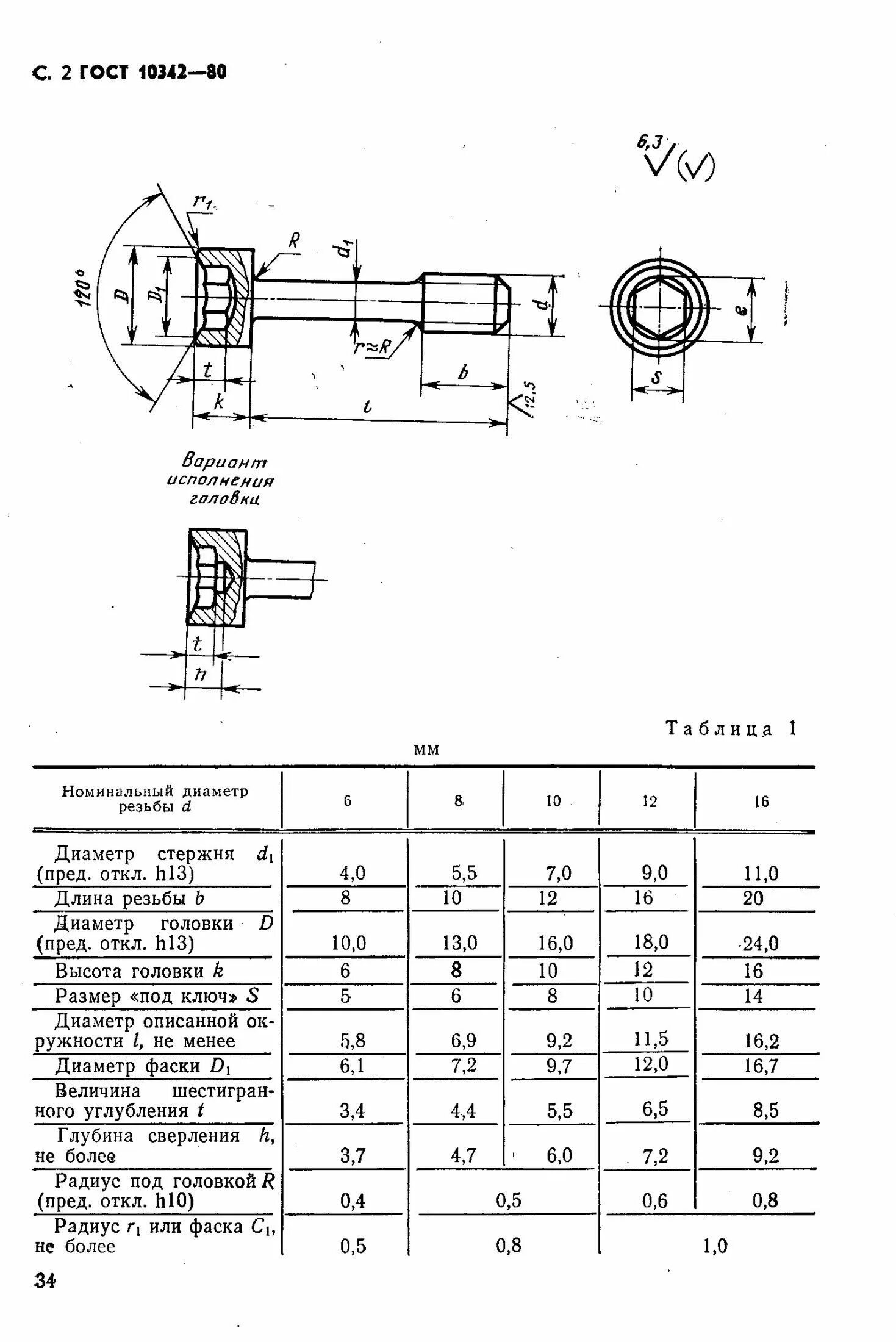 Гост 31964. Винт м4 с цилиндрической головкой чертеж. Винт невыпадающий ГОСТ 10342-80. Стандарт винт м24 круглая головка с шестигранной вставкой. Винт с шестигранным углублением под ключ ГОСТ.