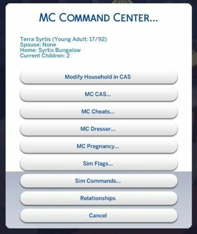 Mc cmd center симс 4. Командный центр симс. командный центр симс 4. мод командный центр симс 4. mc command center симс 4.