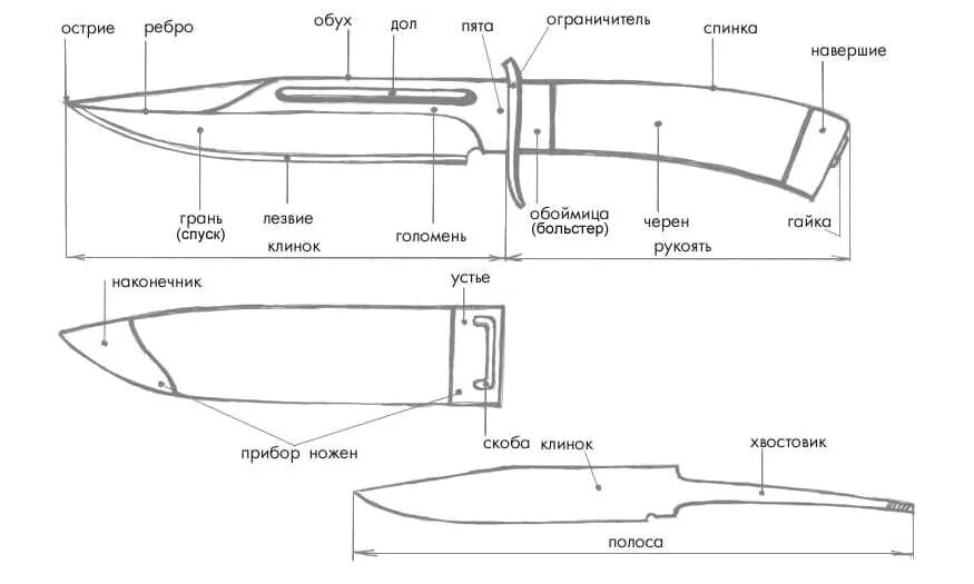 Размеры лезвий ножей. Рукоять охотничьего ножа чертеж. Форма рукояти ножа схема. Чертеж лезвия охотничьего ножа. Нож Кайман чертеж.