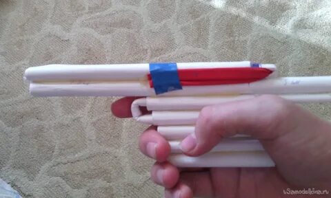 Трубочка из ручки