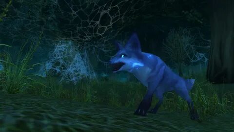 is a fox Spirit Beast, with lightning effects around it's body. 