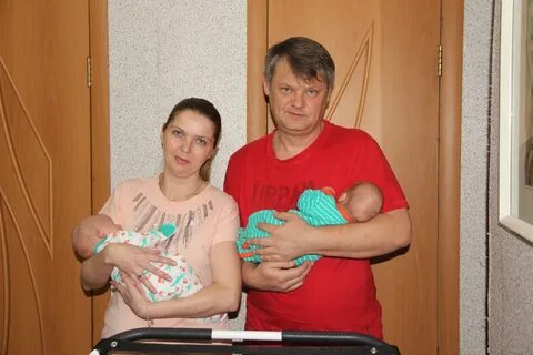 У молодой семейной пары родилась двойня
