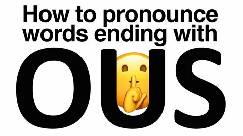 English words ending with