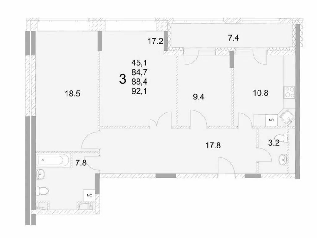 Планировка 2-х комнатных квартир г. 26. Королева трехкомнатной квартиры читать. Королев, калининградская 17к2 планировки. Королёв, ул.