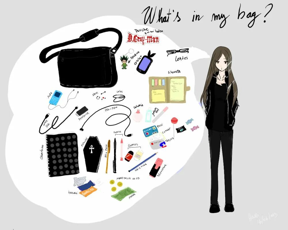 What in my Bag Art. Things in my Bag. Соен my Bag. ESL things in my Bag.