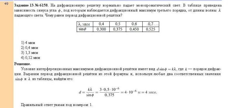 На дифракционную решетку с периодом 4 мкм. Формула расчета угла падения на дифракционную решетку. На дифракционную решетку с периодом 2 10-6. Период дифракционной решетки 0,5 мкм. Нормальное падение лучей на дифракционную решетку это.