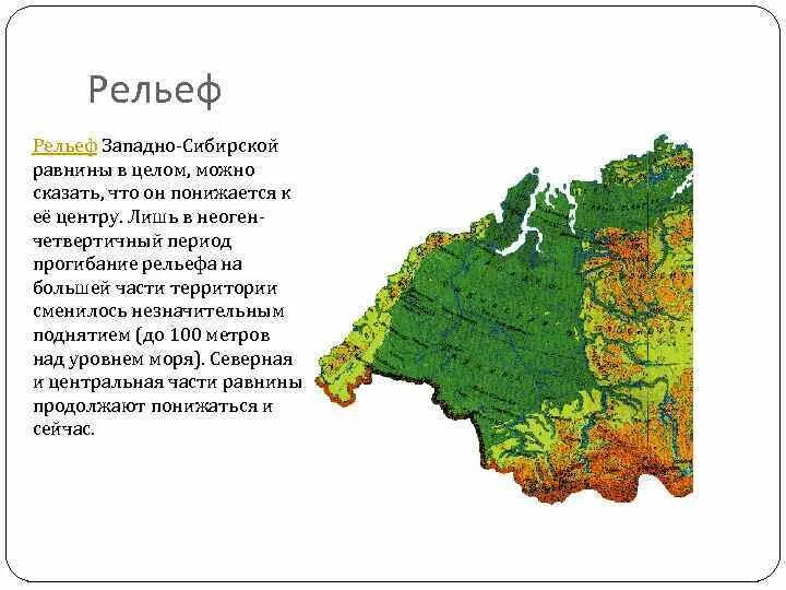 Западно сибирская равнина соответствующая форма рельефа. Происхождение формы рельефа Западно сибирской равнины. Рельеф Западно сибирской низменности. Особенности рельефа Западно сибирской равнины. Западно-Сибирская Сибирская равнина форма рельефа.