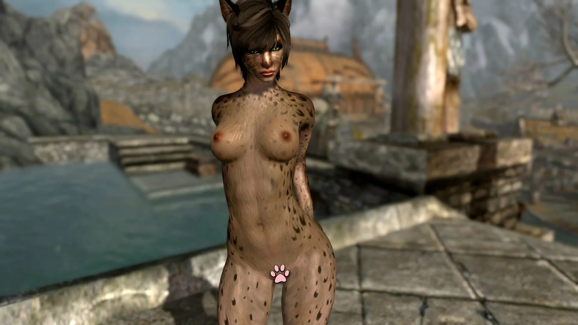 The Elder Scrolls V Мод Голая