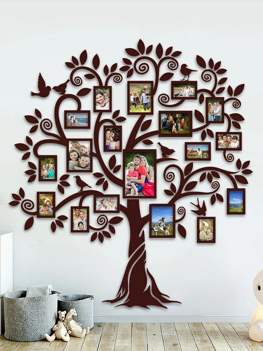ARTXL семейное дерево. ARTXL / семейное дерево с фоторамками. Фоторамка в виде дерева. Дерево на стену с фоторамками.