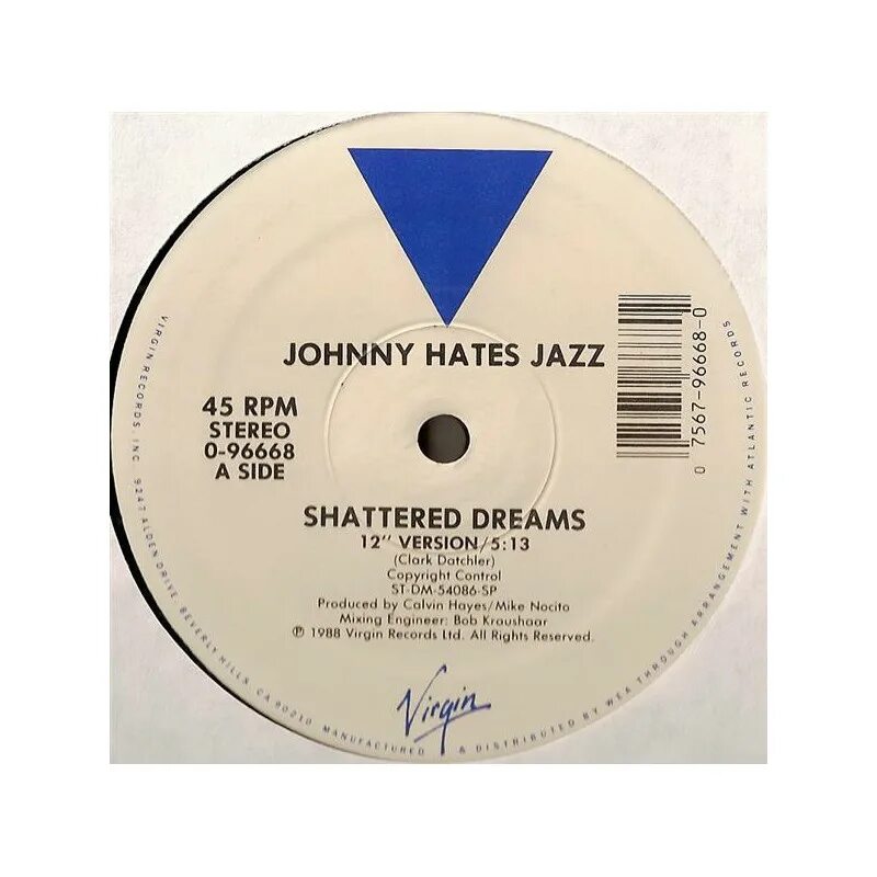 Johnny hates Jazz - Shattered Dreams. Sandra Everlasting Love 1988. Johnny hates Jazz (1988).